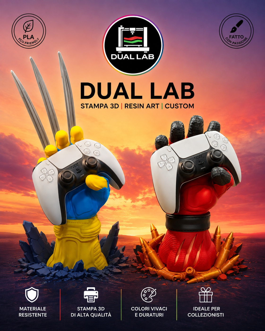 Creazione Dual Lab: Porta controller gaming